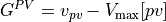 G^{PV}=v_{pv}-V_{\max}[pv]