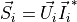 \vec{S_i} = \vec{U_i} \vec{I_i}^*