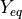 Y_{eq}