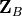 \textbf{Z}_B