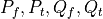P_f, P_t, Q_f, Q_t