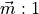 \vec{m}:1