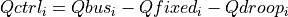 Qctrl_i = Qbus_i - Qfixed_i - Qdroop_i