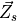 \vec{Z}_s