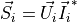 \vec{S_i} = \vec{U_i} \vec{I_i}^*