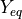 Y_{eq}