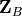 \textbf{Z}_B