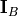 \textbf{I}_B
