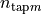 n_{\text{tap}m}