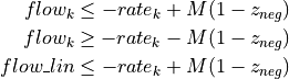flow_k \le -rate_k + M(1 - z_{neg}) \\
flow_k \ge -rate_k - M(1 - z_{neg}) \\
flow\_lin \le -rate_k + M(1 - z_{neg})