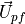 \vec{U}_{pf}