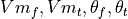 Vm_f, Vm_t, \theta_f, \theta_t